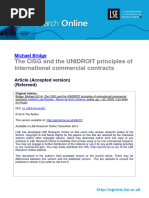 The CISG and The UNIDROIT Principles of International Commercial Contracts