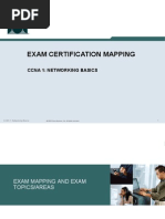 CCNA1 Exam Mapping