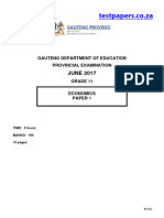 Gr11 ECN P1 June 2017 Question Paper