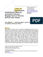 Hilbink Et Al 2021 Why People Turn To Institutions They Detest Institutional Mistrust and Justice System Engagement in