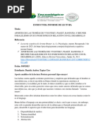 Aportes de Las Teorías de Vygostsky, Piaget, Bandura y Bruner