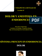 Leccion 11. Dolor y Anestesia en Endodoncia