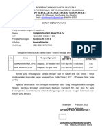 Contoh Surat Pernyataan Transport 2022