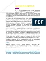 Guía de Audiencia de Debate Entre Secciones Sección A