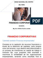 Finanzas Corporativas: Universidad Nacional Del Centro Del Perù