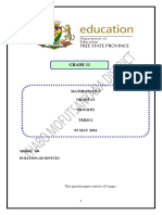 Mock Grade 11 Term 2 2024