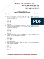 CA Foundation Math Stats LR Q MTP 1 June 2024 Castudynotes Com