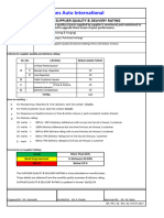 Procedure For Quality Delivery Rating