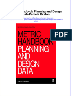 (Download PDF) Metric Handbook Planning and Design Data Pamela Buxton Online Ebook All Chapter PDF