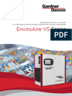 EnviroAire Vs Series VS15 VS110 Oil Less Rotary Screw Compressor Brochure