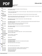 HP Parts Reference Guide™: Officejet 600