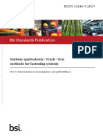 18 BS EN 13146-7-2019-Railway Applications. Track. Test Methods For Fastening Systems. Determination of Clamping Force and Uplift Stiffness