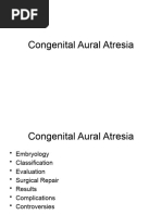 Congenital Aural Atresia