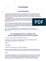 Seconde République Centrafricaine, Loi Constitutionnelle Du 21 Septembre 1979, MJP