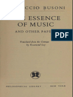 Value or The Transcription Busoni