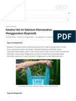 Ketahui Hal Ini Sebelum Memutuskan Menggunakan Bioplastik - Artikel Dan Berita Pengelolaan Sampah Dari Waste4Change