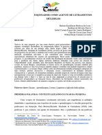 O Professor-Pesquisador Como Agente de Letramentos Múltiplos