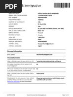 UK Visas & Immigration: Personal Information