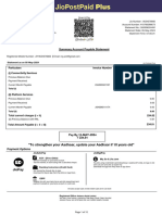 Jio Mobile Bill May 2024