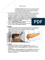 Anatomia e Fisiologia Do Pâncreas