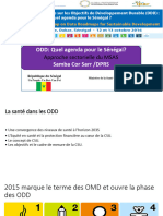 Odd Au Senegal - Approche Sectorielle Du Ministere de La Sante Et de L Action Sociale - Samba Cor Sarr-Dprs