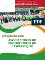 3) Asociaciones de Productores de Lambayeque - Directorio 2021