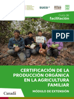 2.1) Certificación Orgánica en Agricultura Familiar