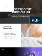 Chapter 4 Assessing The Curriculum