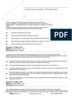 2º Simulado - Auditor Fiscal Do Trabalho - AFT (Pós-Edital)