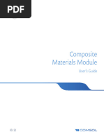 Comsol Composite Materials Module Users Guide