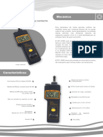 Tacómetro Portátil Láser y Contacto LUTRON DT-2268 - Compressed TEST & CONTROL