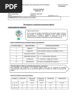 SOLUC - 5to - FICHA DE TRABAJO - ACTIVIDAD 01 Logica