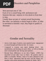 Sexual Disorders