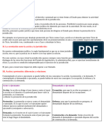 Derecho Procesal Civil UNIDAD 5 ACCION, PRETENCION