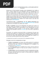 Principales Causas y Consecuencias de La Contaminación en El Agua