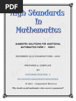 ADDMA G12 2020 SOLUTIONS Paper 1