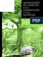 Observatorio Derecho A La Alimentación y Nutrición. Edición 12 Año 2020