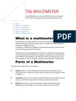 DIGITAL MULTIMETER Ingles