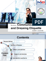 Pre Emmersion Presentation Business Communication