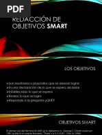 Redacción de Objetivos SMART PDF