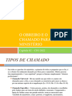 Cap 02 - O Obreiro e o Chamado para o Ministério