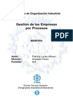 Gestion de Las Empresas Por Procesos.