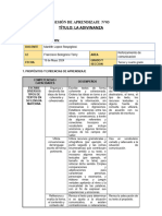 Sesion de Aprendizaje Lunes