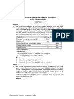 Cost Accounting and Financial Management