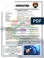 V Curso de Capacitación en Análisis Forense de La Evidencia Digital