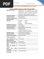 Certificado de Conftomidad Tecnica