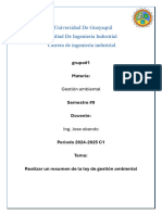 Resumen Ley de Gestion Ambiental