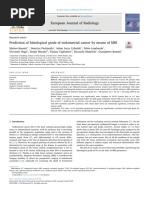 Prediction of Histological Grade of Endometrial Cancer by Means of MRI