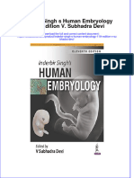 (Download PDF) Inderbir Singh S Human Embryology 11Th Edition V Subhadra Devi Online Ebook All Chapter PDF