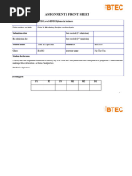 Unit 33 - ASM1 - Frontsheet